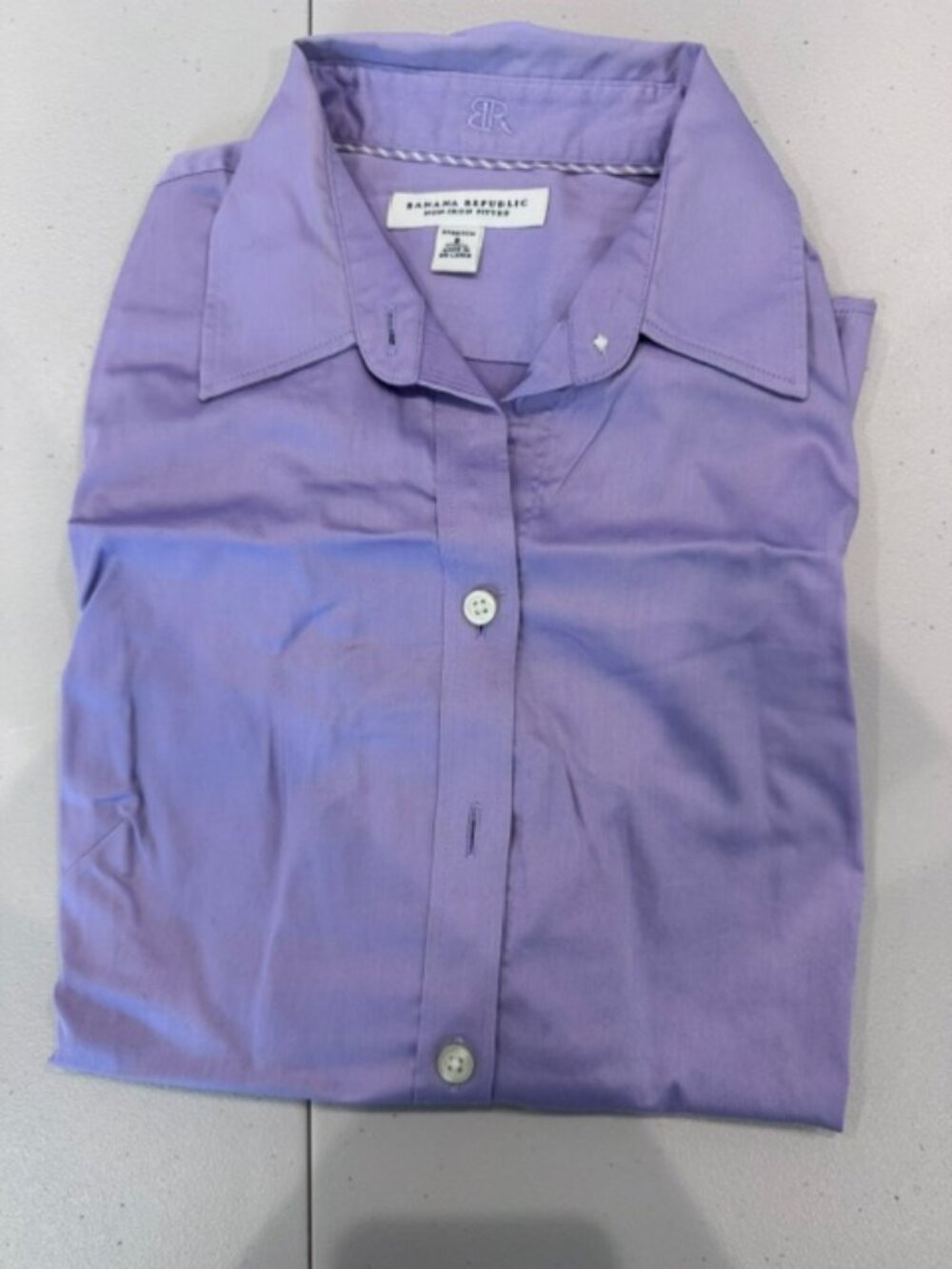 Like New - Purple Banana Republic Blouse (Women's 8)